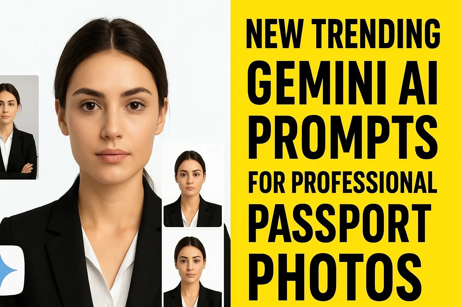 New Trending Gemini AI Prompts for Professional Passport Photos (2025 Edition)